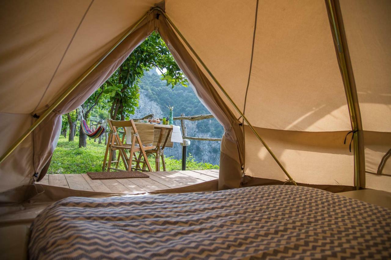 マイオーリ Cannaverde - Amalfi Coast Campヴィラ エクステリア 写真